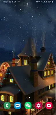 Christmas Winter Snow Night android App screenshot 4