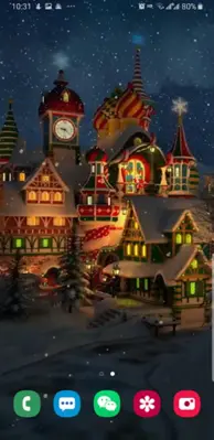 Christmas Winter Snow Night android App screenshot 6